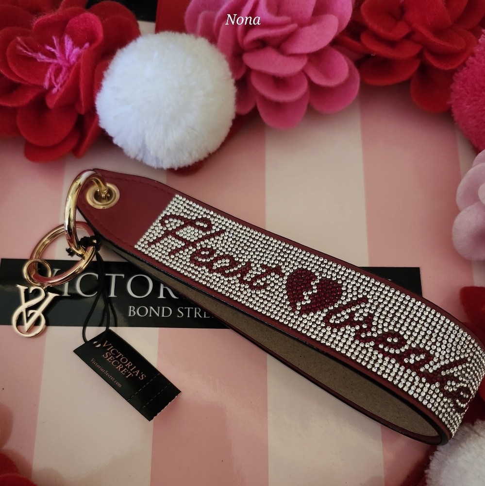 Victoria's Secret Red Rhinestone Keychain - Picture 6 of 6
